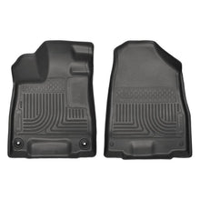 Load image into Gallery viewer, Husky Liners HSL18401 Husky Liners 2014 Acura MDX All Models Weatherbeater Black Front Floor Liners
