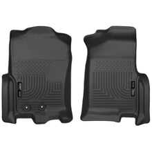 Load image into Gallery viewer, Husky Liners HSL18371 Husky Liners 2015 Ford Expedition/Lincoln Navigator WeatherBeater Front Black Floor Liners
