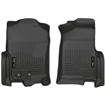 Load image into Gallery viewer, Husky Liners HSL18371 Husky Liners 2015 Ford Expedition/Lincoln Navigator WeatherBeater Front Black Floor Liners
