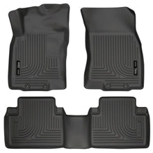 Load image into Gallery viewer, Husky Liners HSL98671 Husky Liners WeatherBeater 14 Nissan Rogue Front &amp; Second Row Black Floor Liners
