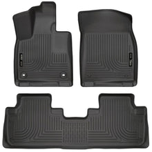 Load image into Gallery viewer, Husky Liners HSL99651 Husky Liners Weatherbeater 16-17 Lexus RX350 / 16-17 RX450H Front &amp; 2nd Seat Floor Liners - Black
