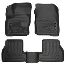 Load image into Gallery viewer, Husky Liners HSL99781 Husky Liners Weatherbeater 2016 Ford Focus RS Front &amp; 2nd Seat Floor Liners - Black
