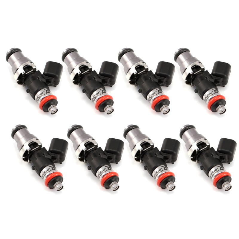 Injector Dynamics IDX1300.48.14.15.8 Injector Dynamics 1340cc Injectors-48mm Length - 14mm Grey Top - 15mm (Orange) Low O-Ring (Set of 8)