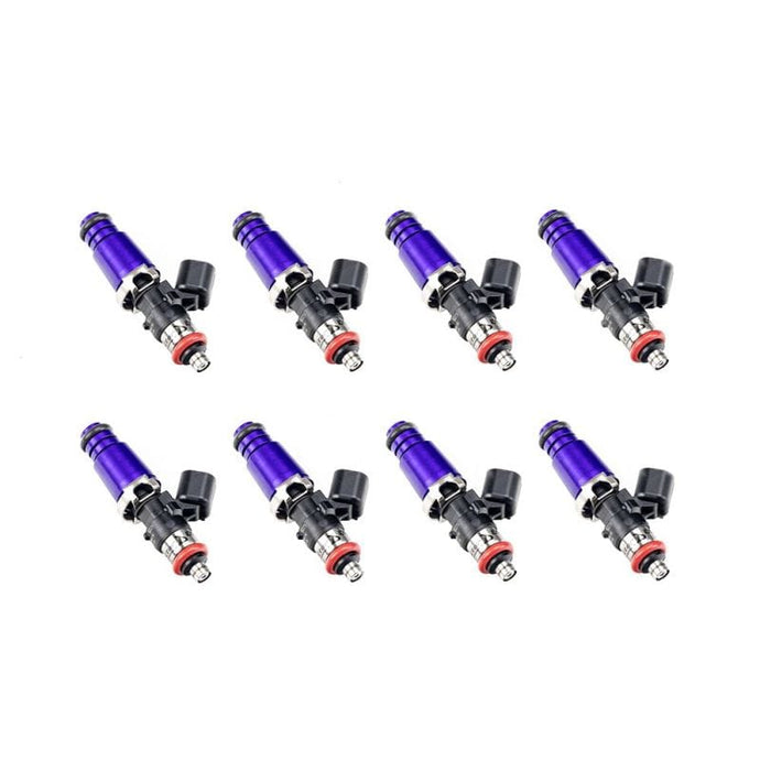 Injector Dynamics IDX1300.60.14.15.8 Injector Dynamics 1340cc Injectors - 60mm Length - 14mm Purple Top - 15mm Lower O-Ring (Set of 8)