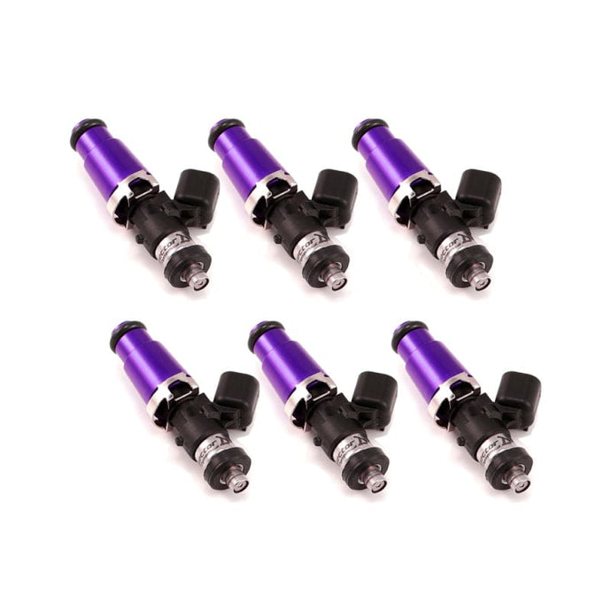 Injector Dynamics IDX1300.60.14.D.6 Injector Dynamics 1340cc Injectors - 60mm Length - 14mm Purple Top - Denso Lower Cushion (Set of 6)