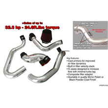 Load image into Gallery viewer, Injen INJSP1898BLK Injen 03-06 Evo 8/9/MR Cast Aluminum Intake System w/ Full Intercooler Piping Black Short Ram Intake
