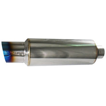Load image into Gallery viewer, Injen INJSES225TT Injen 2 3/8 Universal Muffler w/Titanium burnt rolled Tip and stainless steel resonated inner wall

