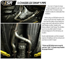 Load image into Gallery viewer, ISR Performance ISRIS-240LS-Y ISR Performance S-Chassis LS Swap Y-Pipe
