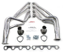 Load image into Gallery viewer, JBA JBA6613SJS JBA 65-73 Ford Mustang 260-302/71-73 Ford 260-351W SBF 1-5/8in Primary Silver Ctd Long Tube Header
