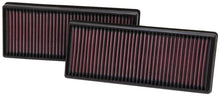 Load image into Gallery viewer, K&amp;N Engineering KNN33-2474 K&amp;N Replacement Air Filter 12.563in O/S Length x 5.25in O/S Width x 1.625in H (Inc 2 Filters)
