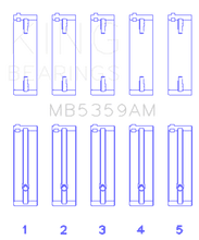 Load image into Gallery viewer, King Engine Bearings KINGMB5359AM King Mazda FE 2.0L Main Bearing Set
