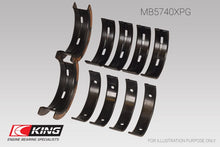 Load image into Gallery viewer, King Engine Bearings KINGMB5740XPG0.25 King Subaru EJ20/EJ22/EJ25 Housing Bore + .005 (Size 0.25) Main Bearing Set
