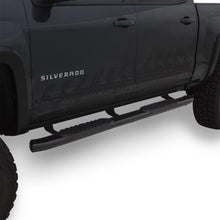 Load image into Gallery viewer, LUND LND23810563 Lund 2019 Chevrolet Silverado 1500 Crew Cab 5in Oval Curved Steel Nerf Bars - Black
