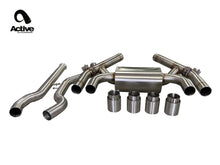 Load image into Gallery viewer, F87 M2C VALVED REAR AXLE-BACK EXHAUST Exhaust ACTIVE AUTOWERKE Matte Black  
