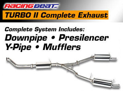 Racing Beat REV TII Exhaust System 1987-1991 Mazda RX-7 Turbo II Complete Systems Racing Beat Default Title  
