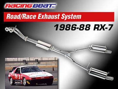 Racing Beat Road Race Exhaust System 1986-1988 Mazda RX-7 Non-Turbo Complete Systems Racing Beat Default Title  