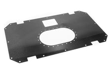 Load image into Gallery viewer, Radium Engineering carbon fiber fuel cell lid with multiple mounting holes and cutouts for fuel tanks
