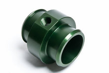 Load image into Gallery viewer, Radium engineering hose barb adapter in green anodized aluminum fitting for automotive applications

