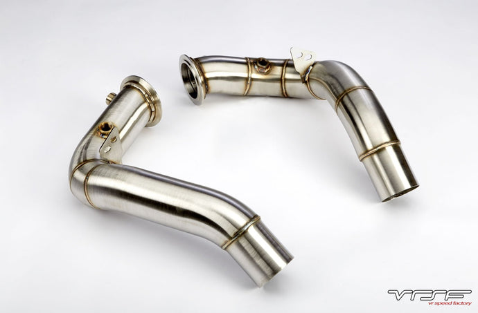 VRSF 3″ Stainless Steel Catless Downpipes 2011 – 2018 BMW M5 & M6 S63 Exhaust VRSF Default Title  