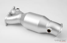 Load image into Gallery viewer, VRSF 3.5″ Ceramic Coated Downpipe N55 10-13 BMW 135i/335i/X1 Exhaust VRSF Catted  
