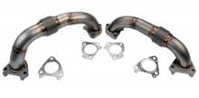 Load image into Gallery viewer, Wehrli wcfWCF100589 Wehrli 01-04 Chevrolet 6.6L Duramax LB7 2in Stainless Up Pipe Kit w/Gaskets - Twin Turbo
