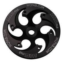 Load image into Gallery viewer, Wehrli wcfWCF100271 Wehrli 01-16 Chevrolet 6.6L Duramax Twin CP3 Pulley Deep Offset - Black Anodized Finish
