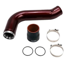 Load image into Gallery viewer, Wehrli wcfWCF100530-GB Wehrli 17-19 Chevrolet 6.6L L5P Duramax Passenger Side 3.5in Intercooler Pipe - Gloss Black
