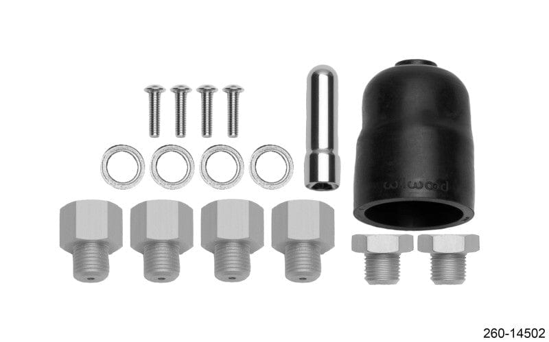 Wilwood WIL260-14502 Wilwood Hardware Kit Tandem Master Cylinder - 1.00in & 1 1/8inin Bore